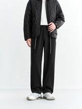 Men's Detachable Drawstring Straight-Leg Pants